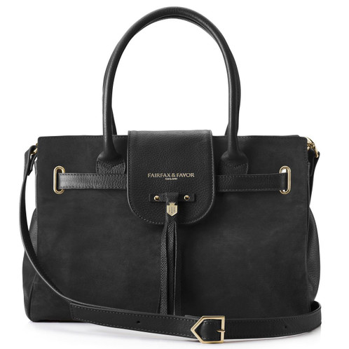 Black Fairfax & Favor Womens Windsor Handbag