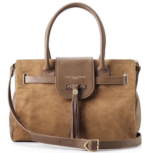 Tan Fairfax & Favor Womens Windsor Handbag