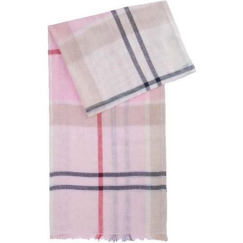 Cherry Blossom Barbour Abigail Tartan Scarf