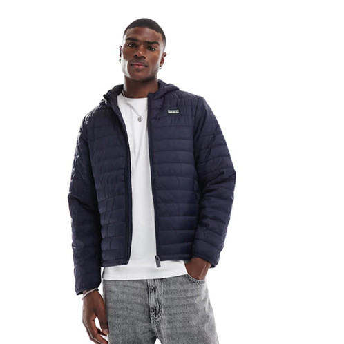 Night Sky Hunter Mens Mikey Insulated Hooded Jacket on model