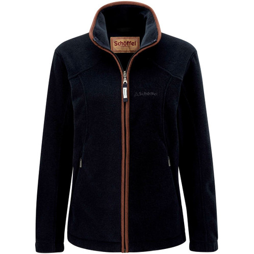 Navy Schoffel Womens Burley Fleece Jacket