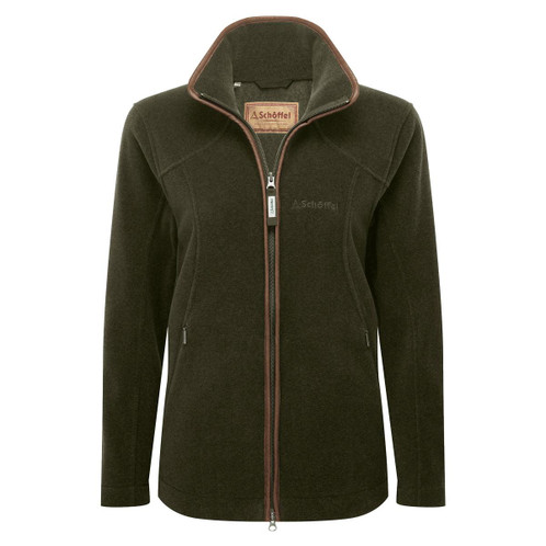 Dark Olive Schoffel Burley Fleece Jacket