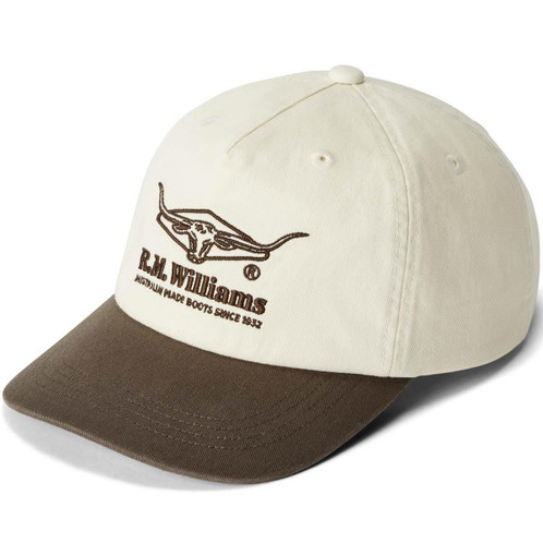 Natural Khaki R.M. Williams Percy Twill Cap