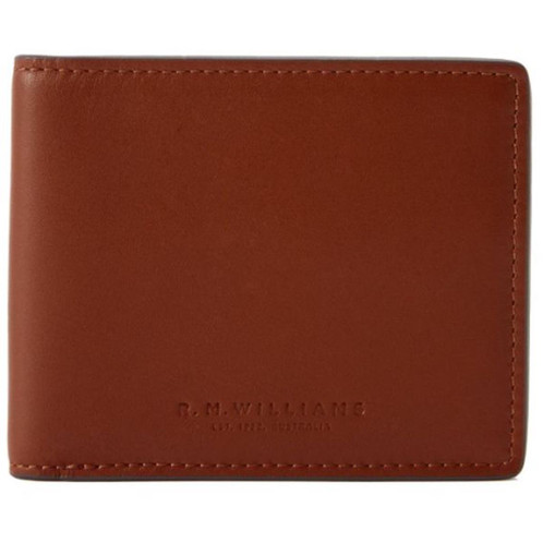 Tan R.M. Williams Farrier Slim Bi Fold Cardholder