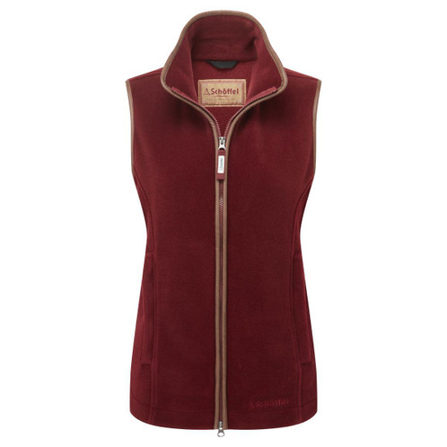 Claret Schoffel Lyndon Fleece Gilet