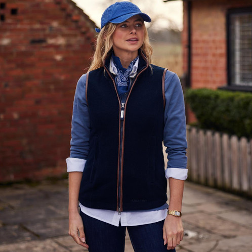 Schoffel Lyndon Fleece Gilet Navy Lifestyle