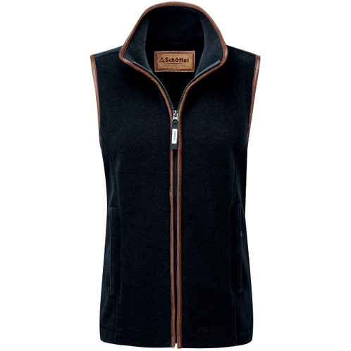 Gunmetal Schoffel Womens Lyndon Fleece Gilet
