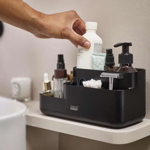 Black Joseph Joseph EasyStore Bathroom Caddy Lifestyle