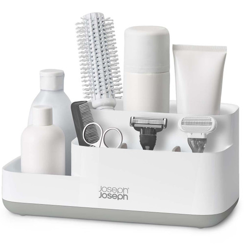 Grey/White Joseph Joseph EasyStore Bathroom Caddy Full