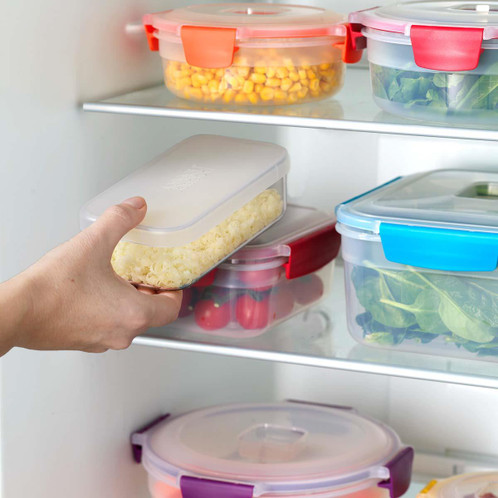 Multicolour Joseph Joseph Multi-Grate & Store 3-in-1 Grater Set Fridge Storage