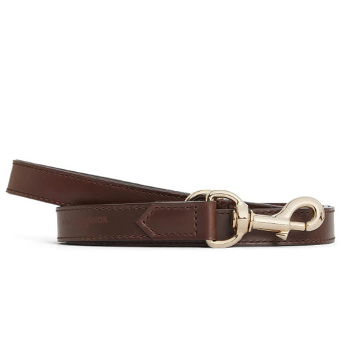Mahogany Leather Fairfax & Favor Fitzroy Dog Lead