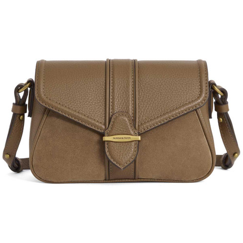 Tan Suede Fairfax & Favor Aviemore Cross Body Bag