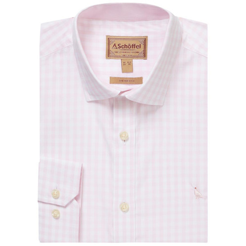 Schoffel Mens Thorpeness Tailored Shirt pale Pink