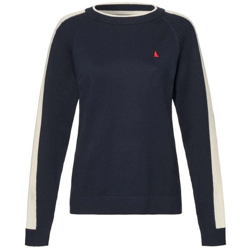 Navy Musto Womens Original Marine Crew Knit