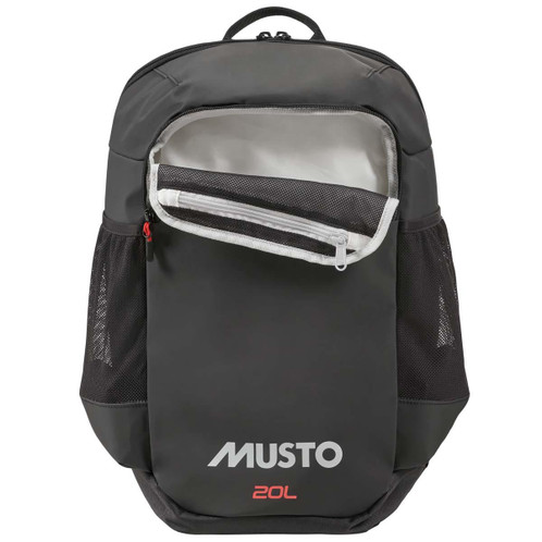Black Musto 20L Backpack inside