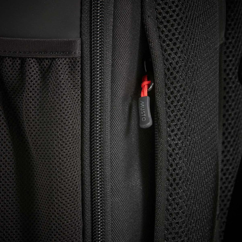 Black Musto 20L Backpack zips3