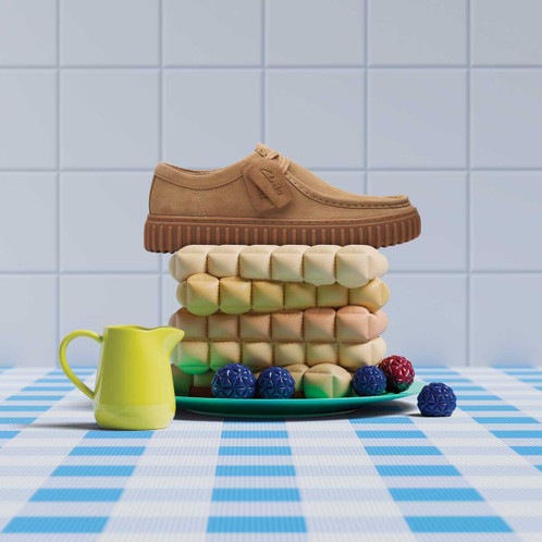 Dark Sand Suede Clarks Mens Torhill Lo Shoes Lifestyle