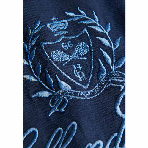 Ink Navy Holland Cooper Womens Ivy League Tee Detail