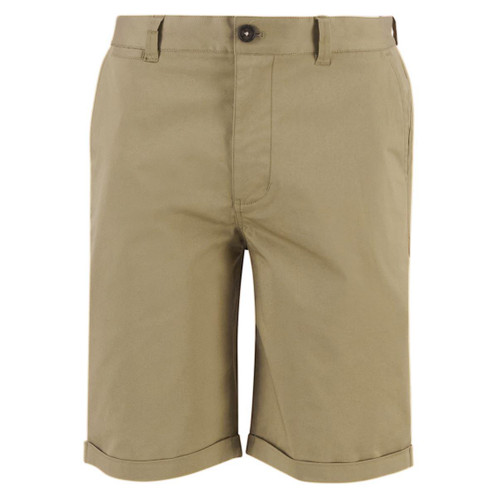 Grey Olive Barbour Mens Smart Chino Short