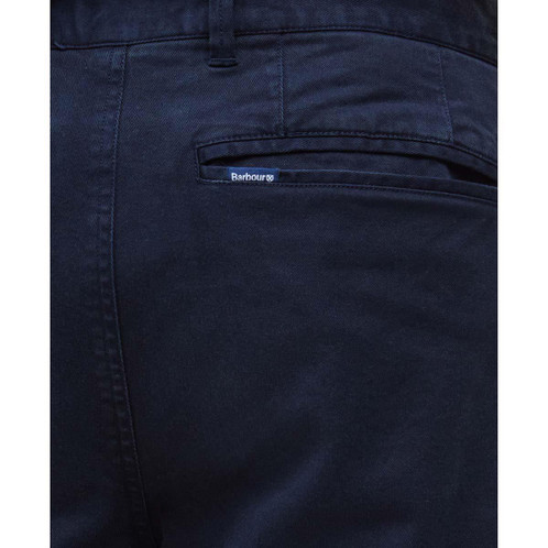 Navy Barbour Mens Smart Chino Short pocket