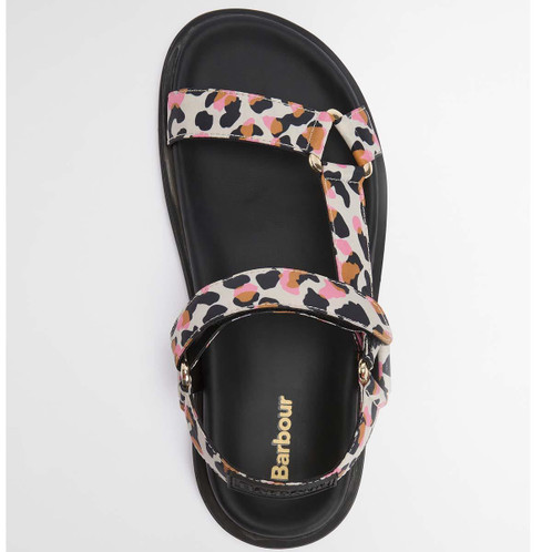 Leopard Print Barbour Womens Caitlin Sandal top