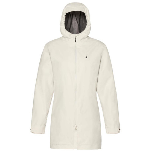 Off White Musto Womens Original Long Rain Jacket front