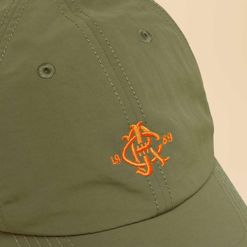 Khaki Green Joules Mens Daley Baseball Cap Detail