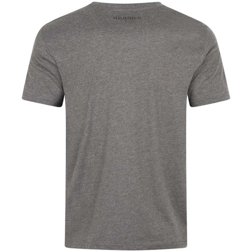 Brown Melange Harkila Mens Identity T-Shirt Back