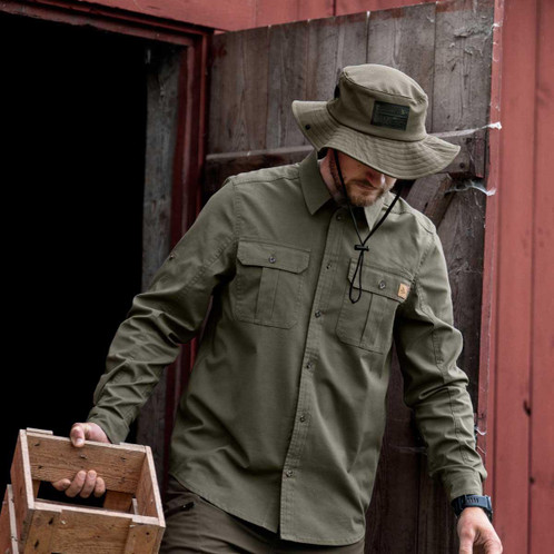 Grape Leaf Seeland Mens Selous Cargo Shirt Lifestyle