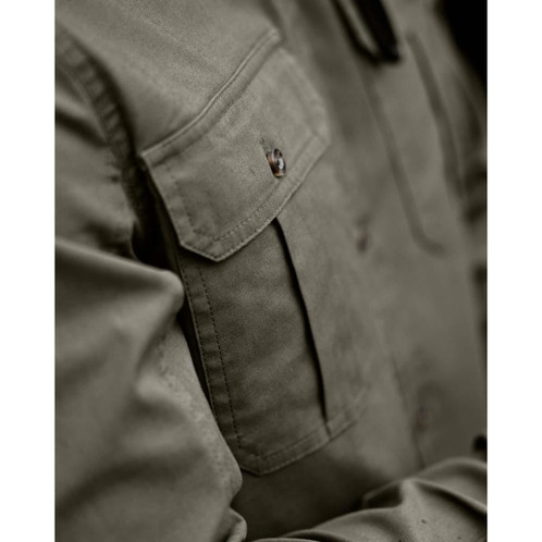 Grape Leaf Seeland Mens Selous Cargo Shirt Chest Pocket