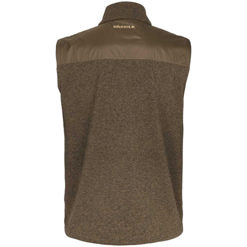 Dark Earth Harkila Mens Kalix Fleece Waistcoat Back