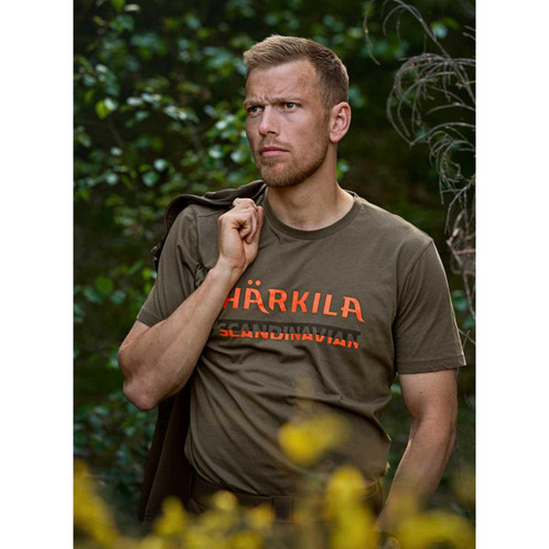 Grape Leaf  Harkila Mens Scandinavian T-Shirt Front