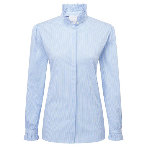 Light Blue stripe Schoffel Womens Fakenham Shirt