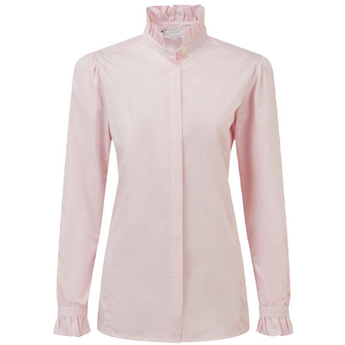 Pink Stripe Schoffel Womens Fakenham Shirt