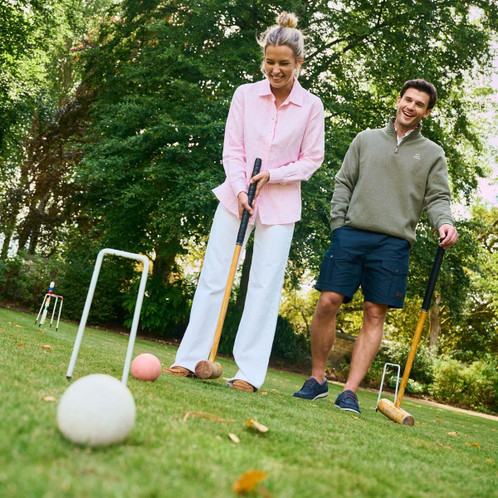 Pink Dubarry Womens Butterfly Striped Shirt Lifestyle Outfit
