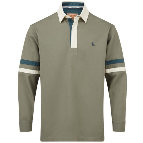 Agave Green Schoffel Mens Truro Deck Shirt