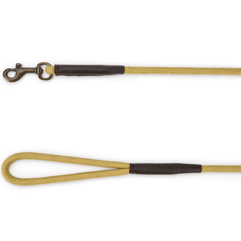 Gold Dubarry Charlie Rope Clip Dog Lead Ends Detail