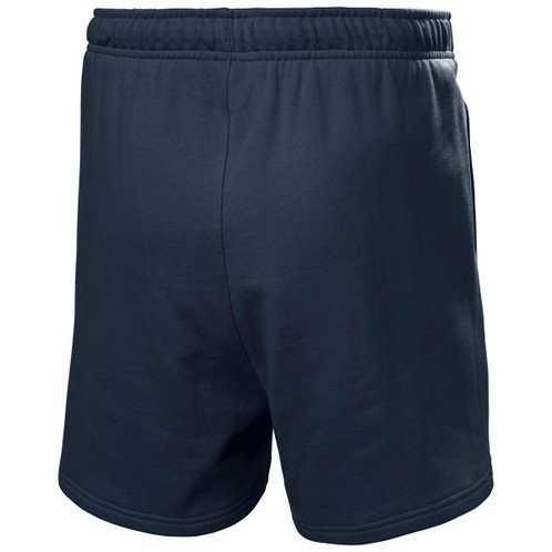 Navy Helly Hansen Mens Terry Loop 6" Shorts back2