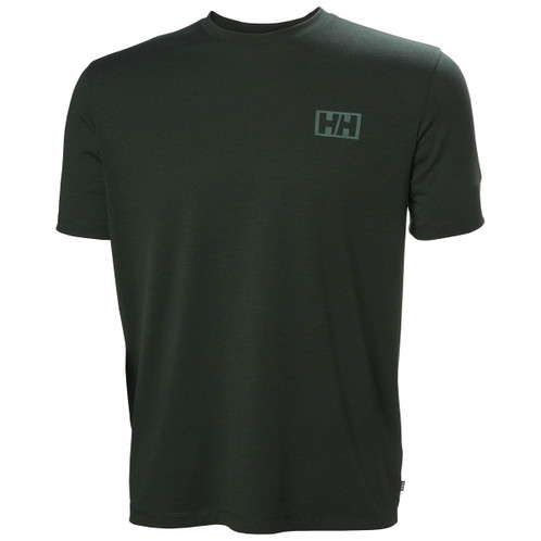 Dark Jungle Helly Hansen Mens Skog Graphic T-Shirt