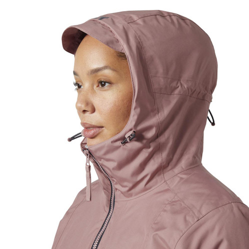 Ash Rose Helly Hansen Womens Westport Insulated Coat hood