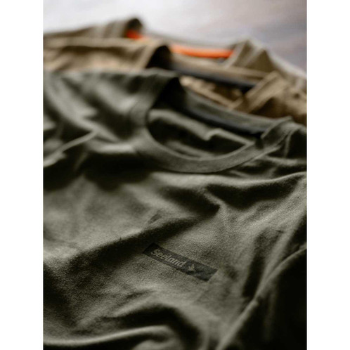 Pine Green/Military Olive/Grape Leaf Seeland Mens 3 Pack T-Shirt Lifestyle