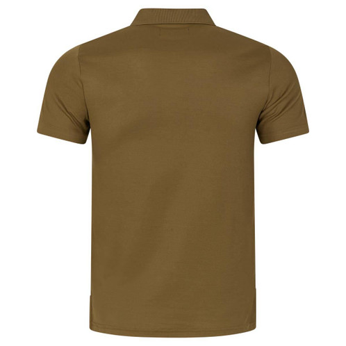 Military Olive Seeland Mens Pembroke Polo Shirt Back