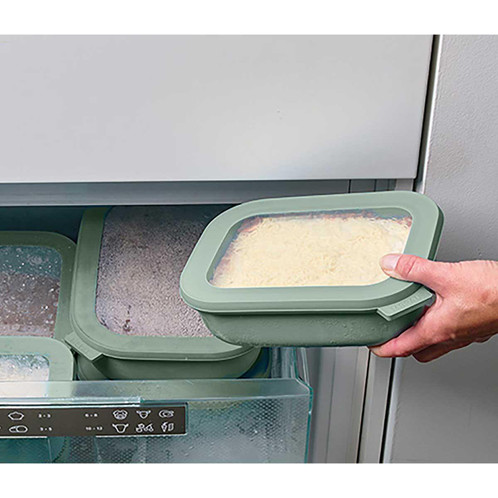 Nordic Sage Mepal Cirqula Rectangular Multi Bowl in Freezer