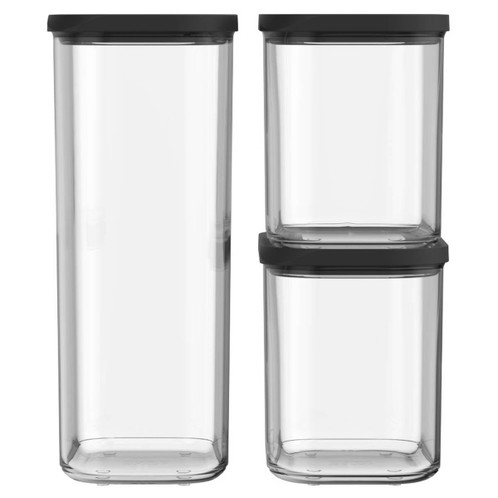 Black Mepal Modula 3pc Storage Set