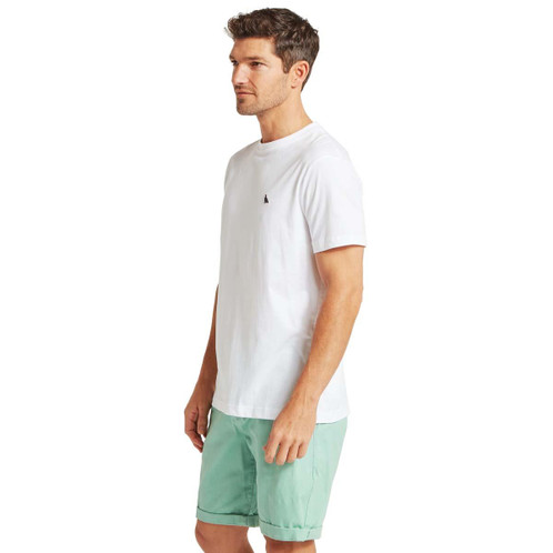 White Schoffel Mens Trenance T-Shirt front side