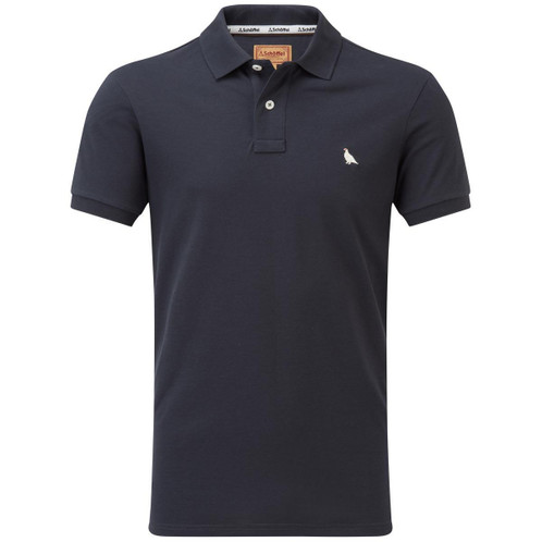 Navy Schoffel Mens St Ives Heritage Polo Shirt