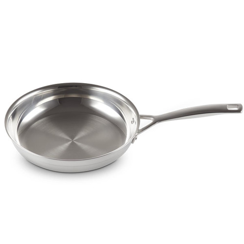 Le Creuset Signature 3-Ply Stainless Steel Uncoated Deep Frying Pan nonstick