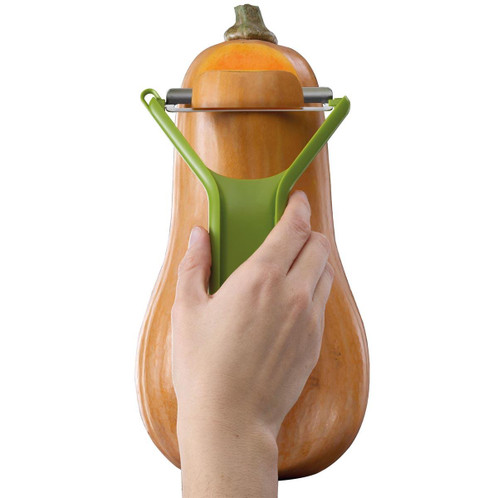 Stone/Green Joseph Joseph Nest Peel Set of 2 Peelers In Use