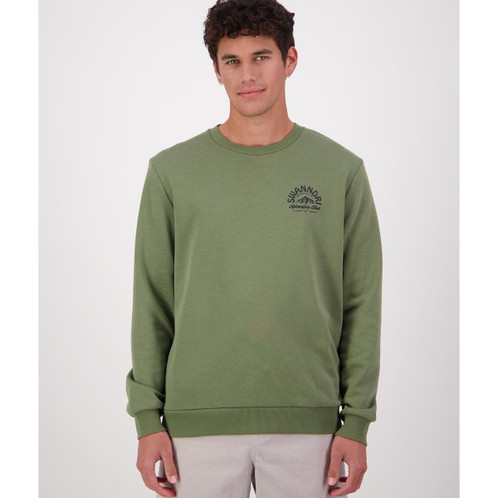 Clover Swanndri Mens Summit Crew Jumper Front