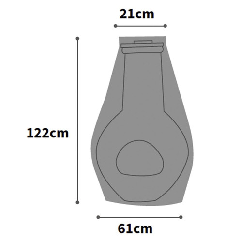 Bosmere Ultimate Protector Large Chimenea Cover size